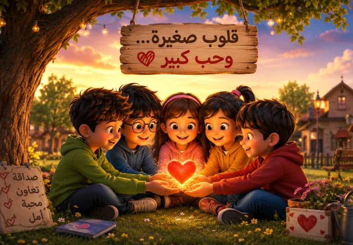 ❤️ قلوب صغيرة… وحب كبير