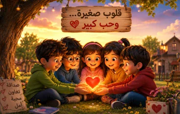 ❤️ قلوب صغيرة… وحب كبير