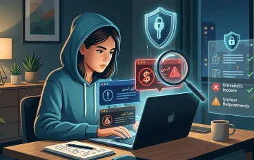  هل تبحث عن شغل أونلاين؟ 9 علامات تكشف فرص الربح الوهمية قبل أن تضيع وقتك