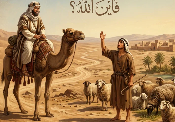 فأين الله؟ القصة التي بكت لها عين الفاروق عمر بن الخطاب وأعتقت صاحبها في الدنيا والآخرة
