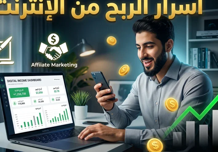 أسرار الربح من الإنترنت: طرق ذكية لبناء دخل حقيقي من المنزل