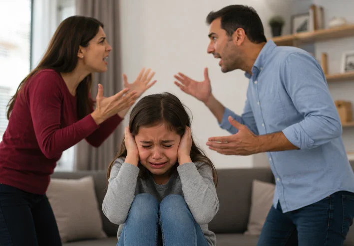 8 أضرار نفسية تصيب الأطفال بسبب شجار الأب والأم أمامهم.. احذري منها