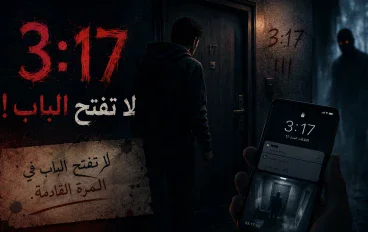 قصة رعب الساعة 3:17 | الرسالة الغامضة التي حذرته من فتح الباب