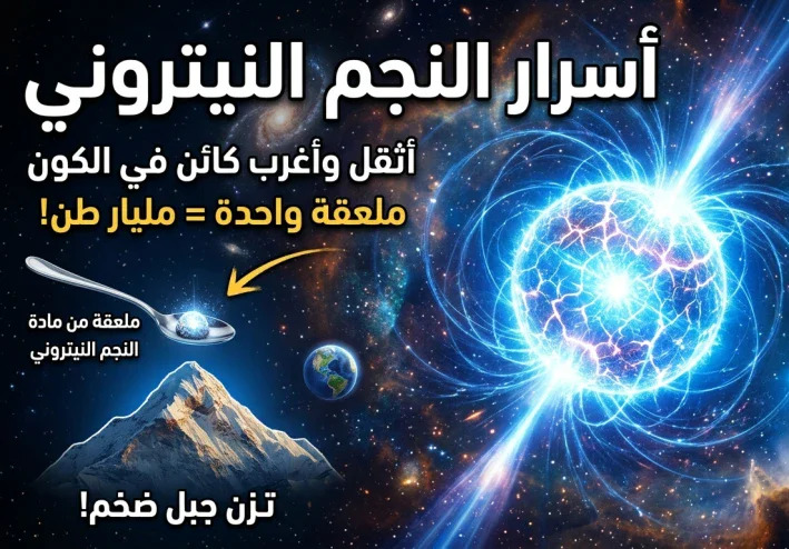 اسرار النجوم النيترونيه : اغرب الظواهر الفلكيه واثقلها في الكون