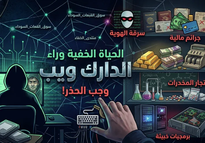 الحياه الخفيه وراء الدارك ويب