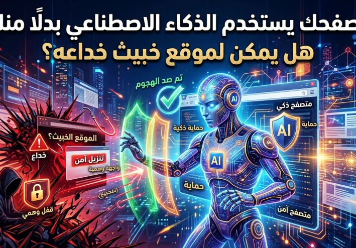 متصفحك يستخدم الذكاء الاصطناعي بدلًا منك.. هل يمكن لموقع خبيث خداعه؟