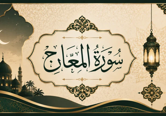 رسالة سورة المعارج