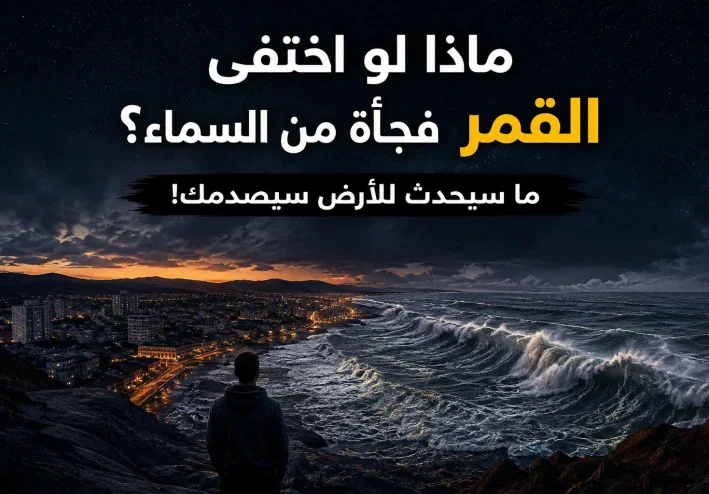 ماذا لو اختفى القمر فجأة من السماء؟ ما سيحدث للأرض سيصدمك!