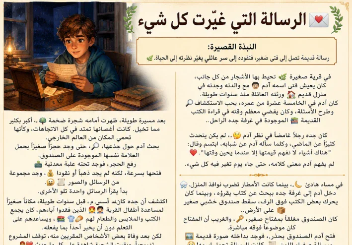 التي غيّرت كل شيء ✉️