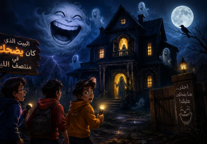 👻 البيت الذي كان يضحك في منتصف الليل
