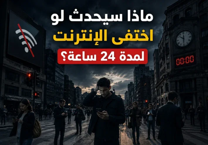 ماذا سيحدث لو اختفى الإنترنت لمدة 24 ساعة؟ 🌐⚡