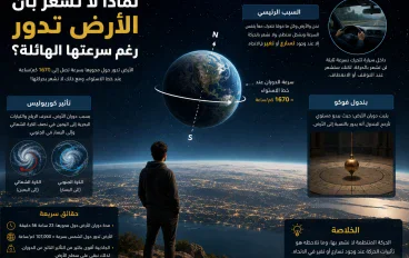 لماذا لا نشعر بأن الأرض تدور رغم سرعتها الهائلة؟