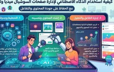 كيف تستخدم الذكاء الاصطناعي في إدارة صفحات السوشيال ميديا؟