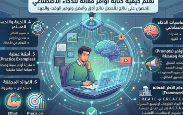 كيف تكتب أوامر فعالة للذكاء الاصطناعي للحصول على نتائج أفضل؟