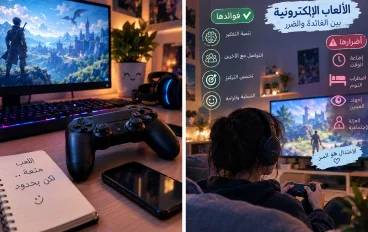 الالعاب الالكترونيه وفوائدها واضىرارها