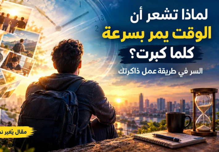 لماذا تشعر أن الوقت يمر بسرعة كلما كبرت؟ السر في طريقة عمل ذاكرتك