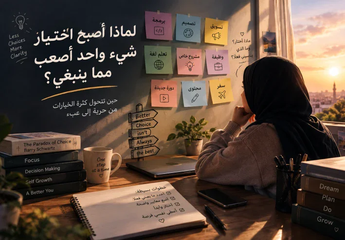 لماذا أصبح اختيار شيء واحد أصعب مما ينبغي؟