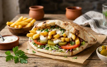 طريقة عمل البطاطس السورية في البيت زي المطاعمتعتبر البطاطس السورية من الأكلات السريعة والمحبوبة عند الكبار والأطفال، ويم