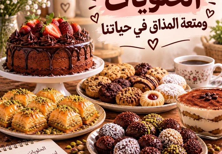 الحلويات ومتعة المذاق في حياتنا