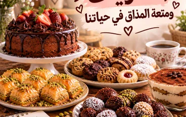 الحلويات ومتعة المذاق في حياتنا