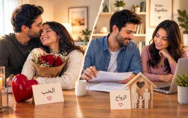 الفرق بين الحب والزواج.. لماذا لا تكفي المشاعر وحدها لبناء حياة ناجحة؟