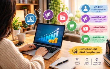 الربح من الإنترنت: فرص حقيقية لبناء دخل إضافي من المنزل