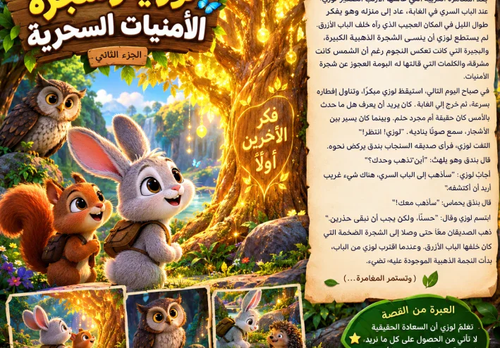 لوزى وشجرة الامنيات