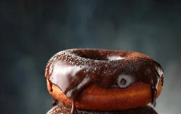 *دوناتس الكريمة المخبوزة وليس المقلية..أخف وأطعم*.