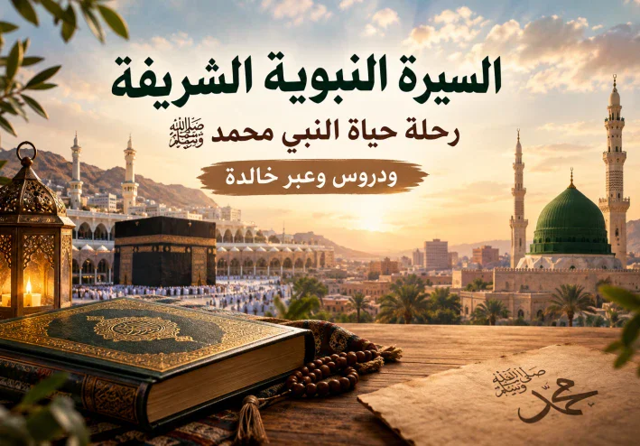 السيرة النبوية الشريفة: رحلة حياة النبي محمد ﷺ ودروس وعبر خالدة