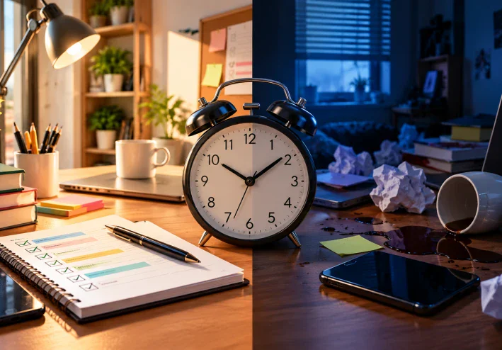 ⏰ فن إدارة الوقت: إزاي تنجز أكتر من غير ما تضغط نفسك؟ 🚀💪