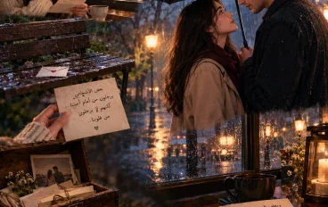 رسائل تحت المطر 🌧️❤️