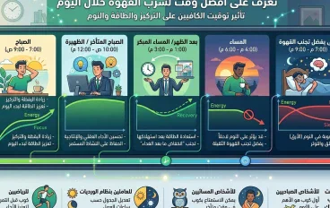 ما أفضل وقت لشرب القهوة؟ وكيف يؤثر توقيتها على النوم والطاقة؟