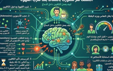 لماذا نشعر بالنشاط بعد شرب القهوة؟ أسرار الكافيين بطريقة بسيطة