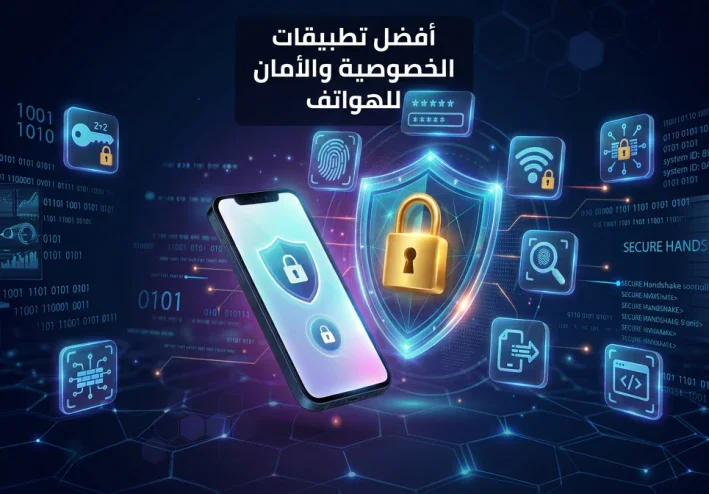 أفضل تطبيقات الخصوصية والأمان للهواتف في 2026 لحماية بياناتك وحساباتك
