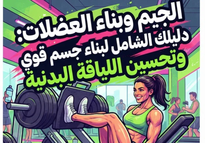 🔥💪الجيم وبناء العضلات: دليلك الشامل لبناء جسم قوي وتحسين اللياقة البدنية