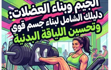 🔥💪الجيم وبناء العضلات: دليلك الشامل لبناء جسم قوي وتحسين اللياقة البدنية