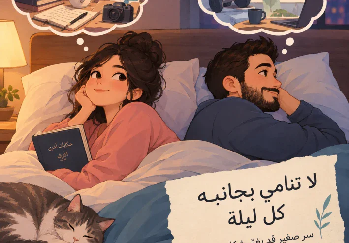 لا تنامي بجانبه كل ليلة!!