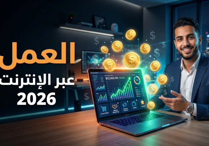 الربح من الإنترنت في 2026: كيف تبدأ من الصفر وتحول مهارتك إلى مصدر دخل حقيقي؟