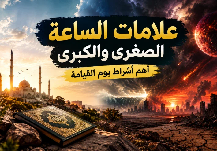 علامة الساعه الكبرى والصغرى