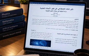 تاثير الذكاء الاصطناعي و تطور الابحاث العلمية