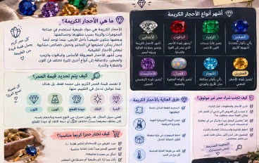 الأحجار الكريمه وأنواعها 
