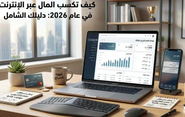 أفضل 10 طرق للربح من الإنترنت للمبتدئين في 2026 بدون رأس مال