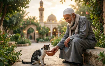 الرحمة بالحيوان في الإسلام خلق عظيم يحبه الله.