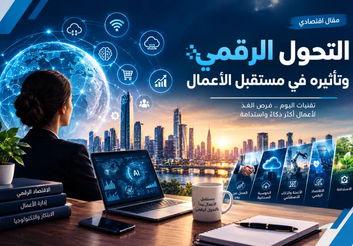 التحول الرقمي وصناعة مستقبل الأعمال: نحو اقتصاد أكثر ابتكارًا وكفاءة.
