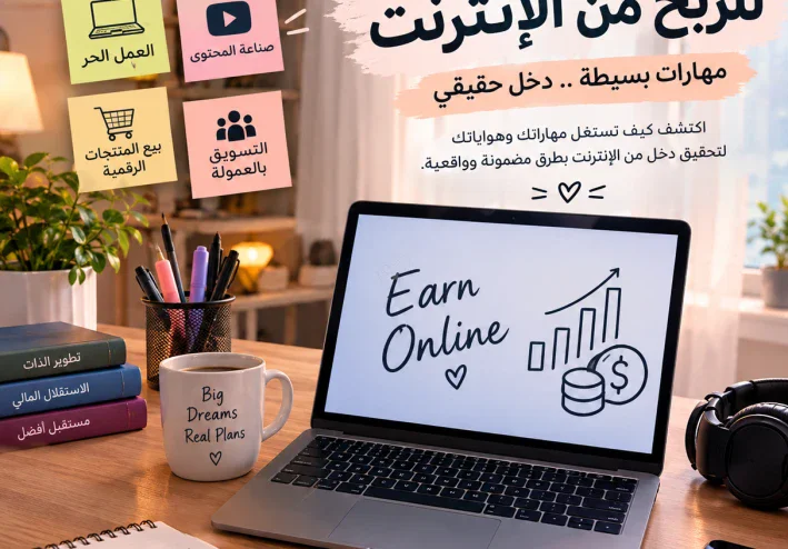 طرق متنوعة للربح من الإنترنت للمبتدئين