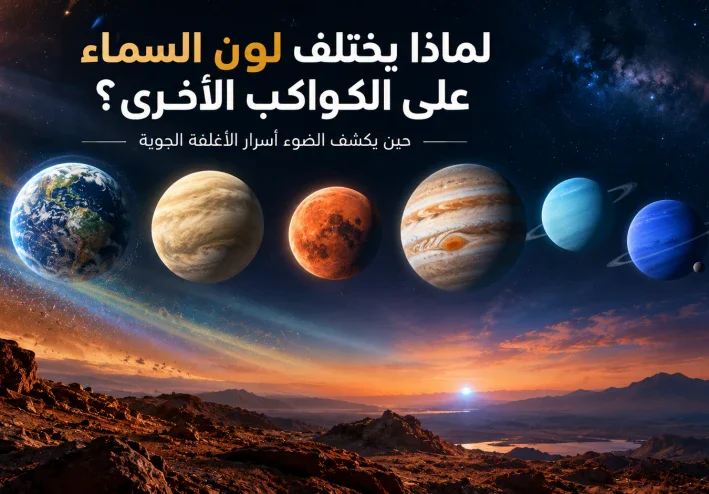 لماذا يختلف لون السماء على الكواكب الأخرى؟