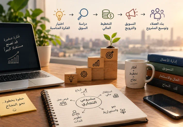 المشاريع التجارية: خطوات أساسية لفهم البداية والتحديات
