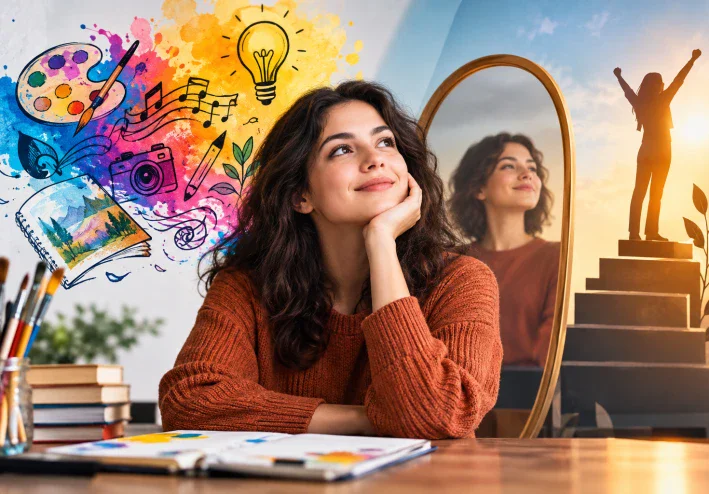 كيف يمكن للإبداع أن يعزز ثقة الإنسان بنفسه؟