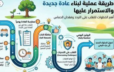 كيف تبني عادة جديدة وتستمر عليها؟ طريقة عملية لتغيير سلوكك