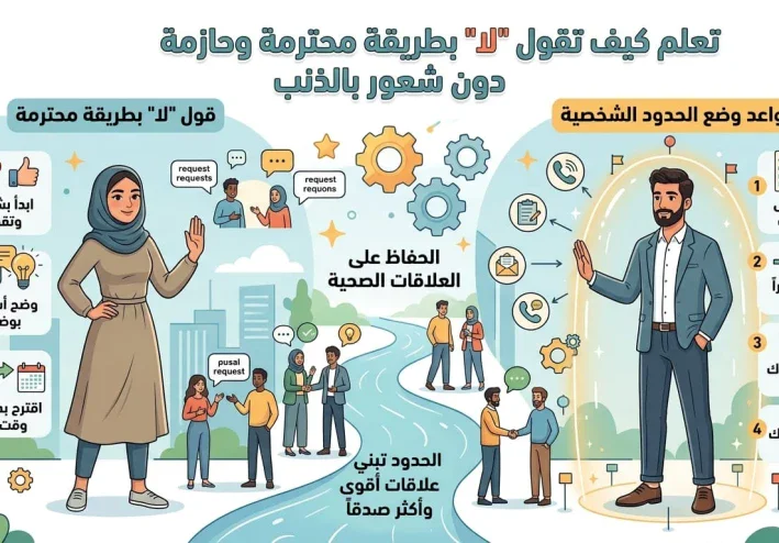 كيف تقول لا دون أن تخسر الناس؟ فن وضع الحدود الشخصية